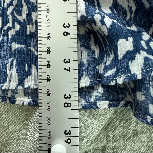 Abercrombie & Fitch Blue & White Tiered Maxi Skirt XL NWT - Picture 8 of 8